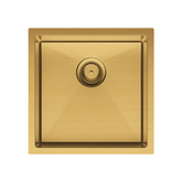 Hana 32L Single Fienza Kitchen Sink - PVD Rugged Brass